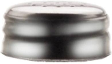 Vollrath - Chrome-Plated Flat Top Salt and Pepper Shaker Top - 320T