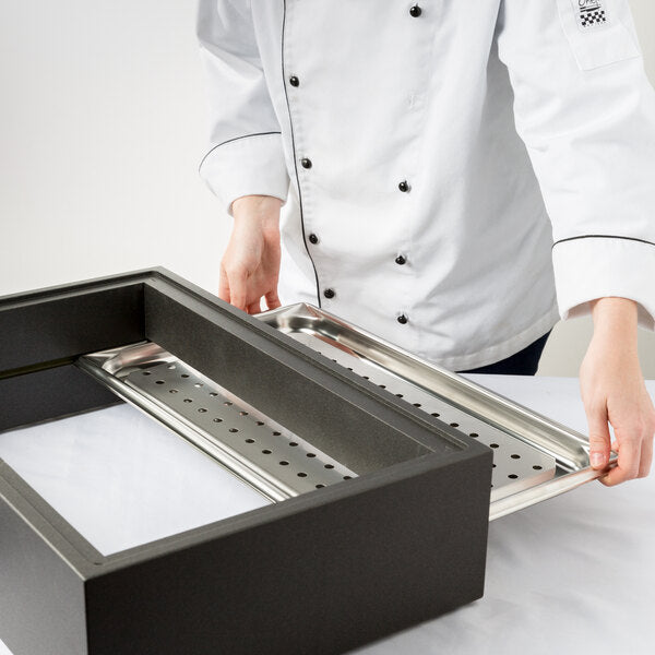 Vollrath - Cubic Display Wooden Base in Black - V904200