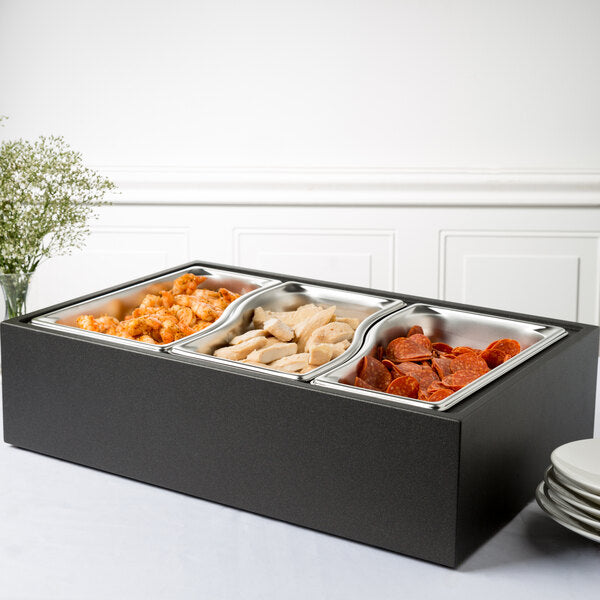 Vollrath - Cubic Display Wooden Base in Black - V904200