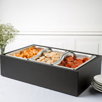 Vollrath - Cubic Display Wooden Base in Black - V904200