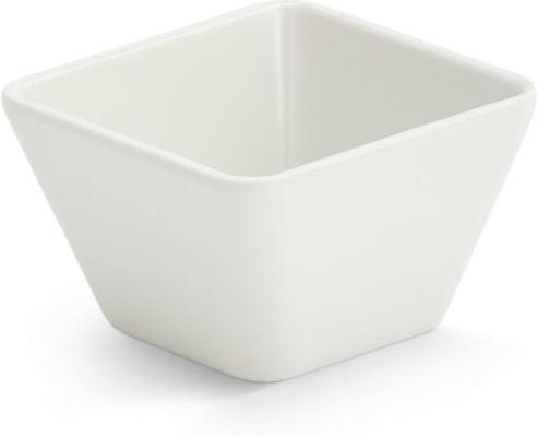 Vollrath - Extra-Extra-Small Square Melamine Cubic Display Bowl in White - V22211