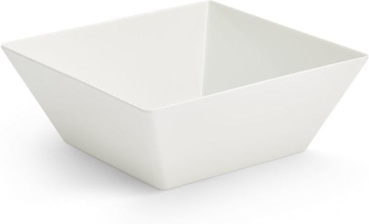 Vollrath - Extra-Large Square Melamine Cubic Display Bowl in White - V22204