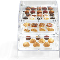 Vollrath - Extra-Large Three-Tier Baked Goods Display Case With Front And Rear Access - XLBC3P-1826-13