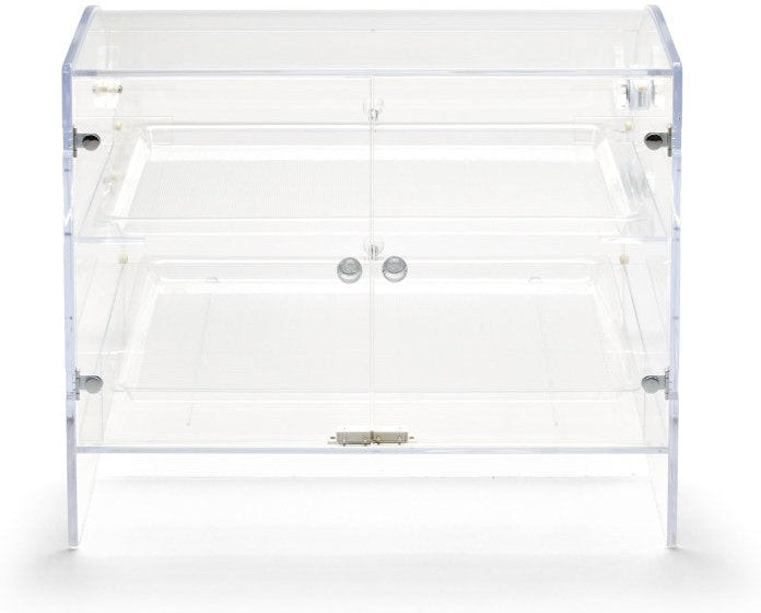 Vollrath - Extra-Large Two-Tier Baked Goods Display Case With Front And Rear Access - XLBC2FR-1826-13