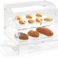 Vollrath - Extra-Large Two-Tier Baked Goods Display Case With Front And Rear Access - XLBC2FR-1826-13