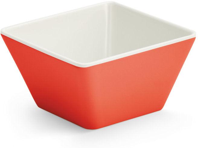 Vollrath - Extra-Small Square Melamine Cubic Display Bowl in Red - V2220040