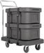 Vollrath - Flatbed Utility Dolly Dark Gray With 5” Casters And Straps - 1694