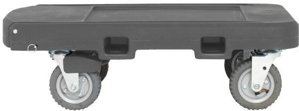 Vollrath - Flatbed Utility Dolly In Dark Gray With 6” Pneumatic Wheels, Straps - 1695-1