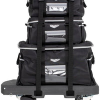 Vollrath - Flatbed Utility Dolly In Dark Gray With 6” Pneumatic Wheels, Straps - 1695-1