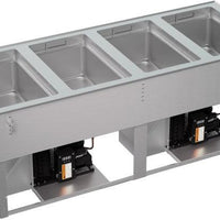 Vollrath - Four-Well 208–240V Hot, Cold, Frozen Drop-In Unit - FC-HCF-04208