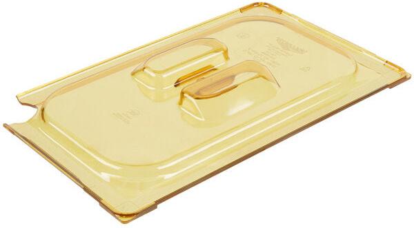 Vollrath - Fourth-Size Super Pan® Slotted Cover in Amber - 34400