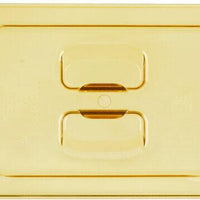 Vollrath - Fourth-Size Super Pan® Slotted Cover in Amber - 34400