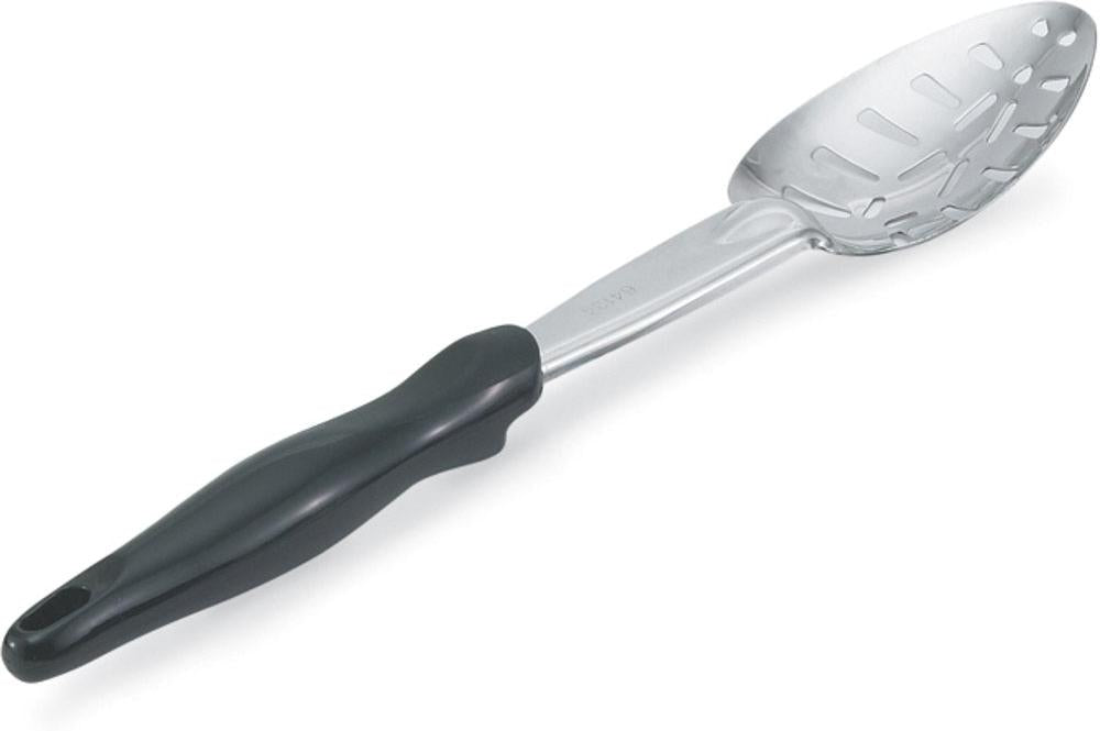 Vollrath - Heavy-Duty Slotted Basting Spoon with Black Handle - 64134
