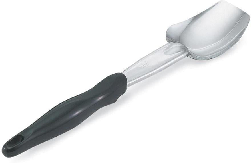 Vollrath - Heavy-Duty Solid 3-Sided Basting Spoon with Black Handle - 64136