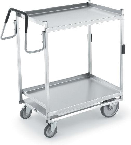 Vollrath - Heavy-Duty Stainless Steel Cart, Capacity 650, 44.5" x 20" x 39" - 97205