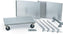 Vollrath - Knocked-Down Stainless Steel Utility Cart, Capacity 400 - 97326