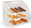 Vollrath - Large 3-Tier Clear Acrylic Euro Curved-Front Baked Goods Display Case - ELBC-1