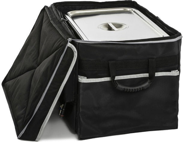Vollrath - Large 5-Series Insulated Catering Bag With Heating Pad Power Pack Removable Liner And Three Pan Dividers - VCBL500