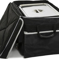 Vollrath - Large 5-Series Insulated Catering Bag With Heating Pad Power Pack Removable Liner And Three Pan Dividers - VCBL500