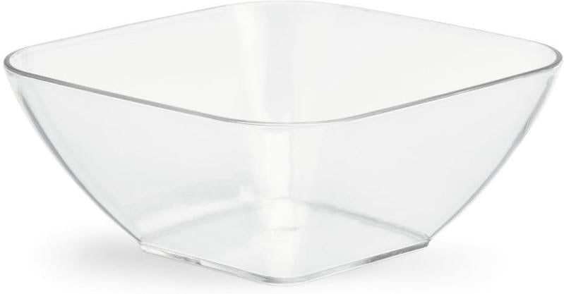 Vollrath - Large Square Clear Cubic Acrylic Bowls - V928000