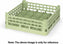 Vollrath - Medium 20-Compartment Signature Full-Size Cup Light Green Rack with Grey Extender, Pack of 4 - 5267716