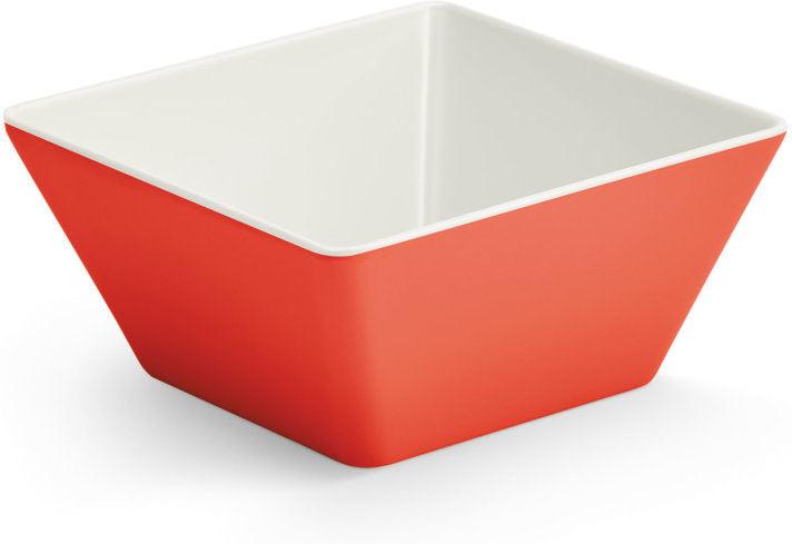 Vollrath - Medium Square Melamine Cubic Display Bowl in Red - V2220240