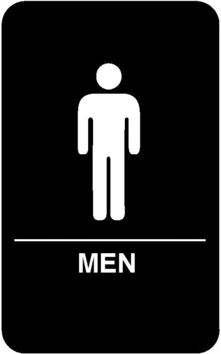 Vollrath - Men’s Bathroom Braille Symbol Sign - 5635