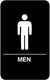 Vollrath - Men’s Bathroom Braille Symbol Sign - 5635
