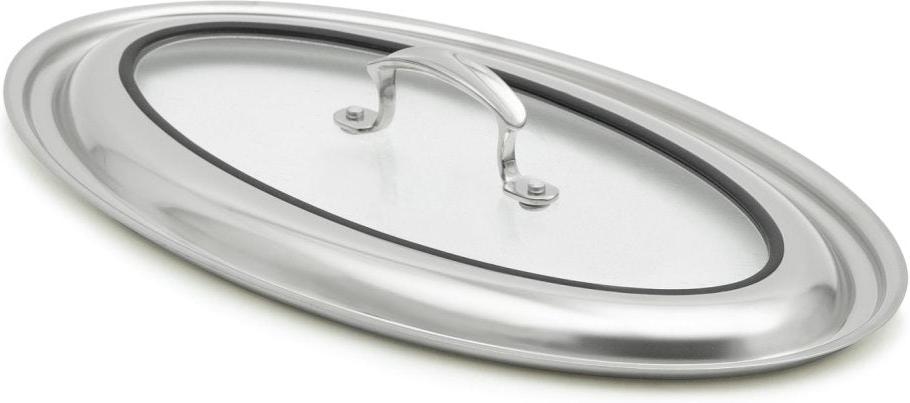 Vollrath - Miramar® Glass Lid for 16" Oval Au Gratin Food Pan - 49442C