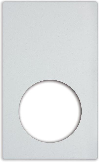 Vollrath - Miramar® Resin Templates for Decorative Pans, 12.75" Width, 21.12" Depth in White Stone - 8240620