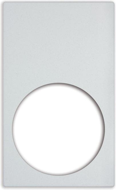 Vollrath - Miramar® Resin Templates for Decorative Pans, 12.75" Width, 21.12" Depth in White Stone - 8240720