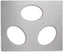 Vollrath - Miramar® Stainless Steel Double Well Templates - 8250114