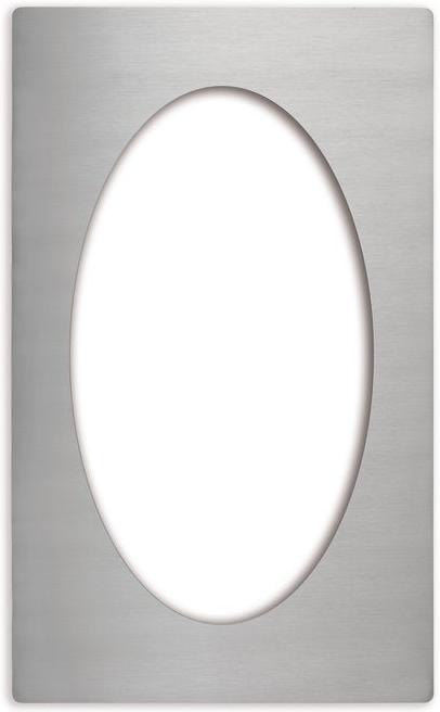 Vollrath - Miramar® Stainless Steel Template for One Large Oval Miramar Display Cookware Food Pan - 8243614