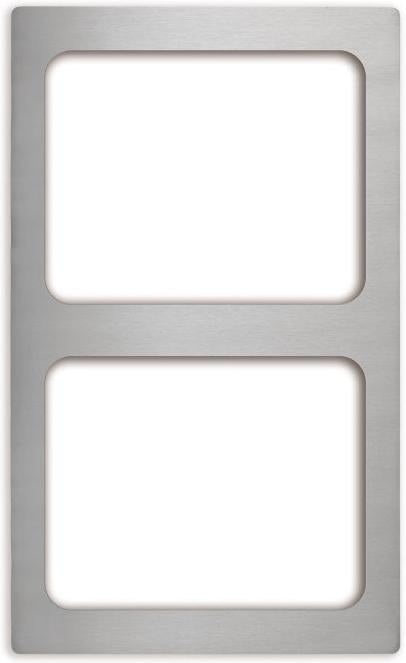 Vollrath - Miramar® Stainless Steel Template for Two Half-Size Miramar Contemporary Food Pans - 8244114