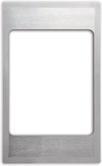 Vollrath - Miramar® Stainless Steel Template with Satin Edges for One Large Miramar Display Cookware Food Pan - 8242916
