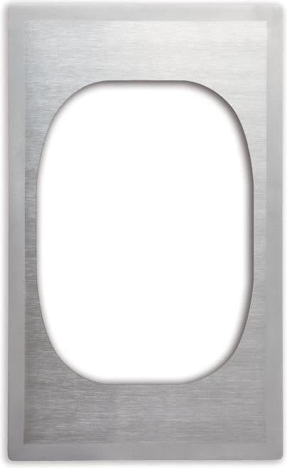 Vollrath - Miramar® Stainless Steel Template with Satin Edges for One Large Rectangular Miramar Display Cookware Food Pan - 8242716