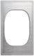 Vollrath - Miramar® Stainless Steel Template with Satin Edges for One Large Rectangular Miramar Display Cookware Food Pan - 8242716