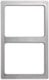 Vollrath - Miramar® Stainless Steel Template with Satin Edges for Two Small Miramar Display Cookware Food Pans - 8243016