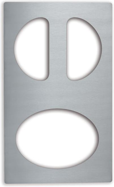 Vollrath - Miramar® Stainless Steel Templates, 12.75" Width, 21.12" Depth, 0.68" Height - 8240414