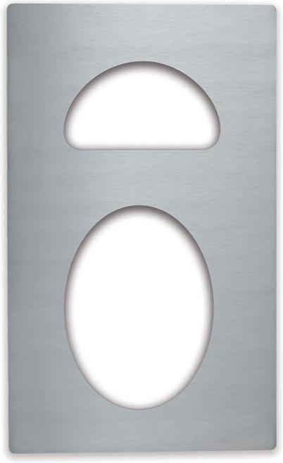 Vollrath - Miramar® Stainless Steel Templates, 12.75" Width, 21.12" Depth - 8240214