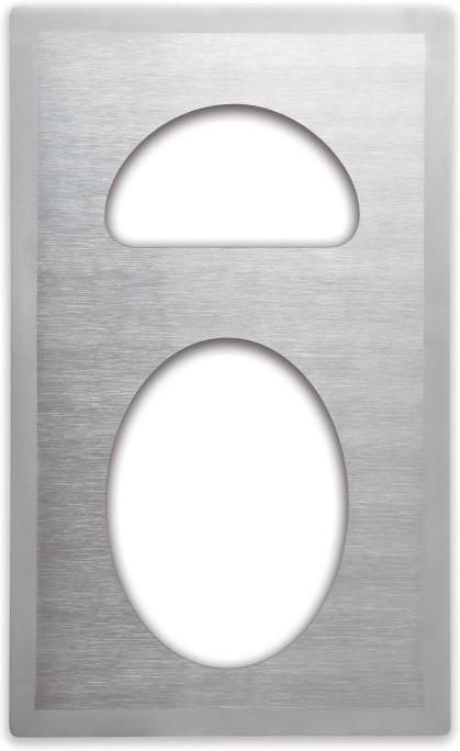 Vollrath - Miramar® Stainless Steel Templates, 12.75" Width, 21.12" Depth - 8240216
