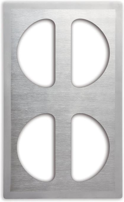 Vollrath - Miramar® Stainless Steel Templates, 12.75" Width, 21.12" Depth - 8241316