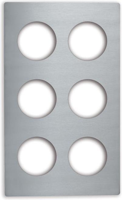 Vollrath - Miramar® Stainless Steel Templates, 21.1" Width, 12.78" Depth, 0.68" Height - 8241914