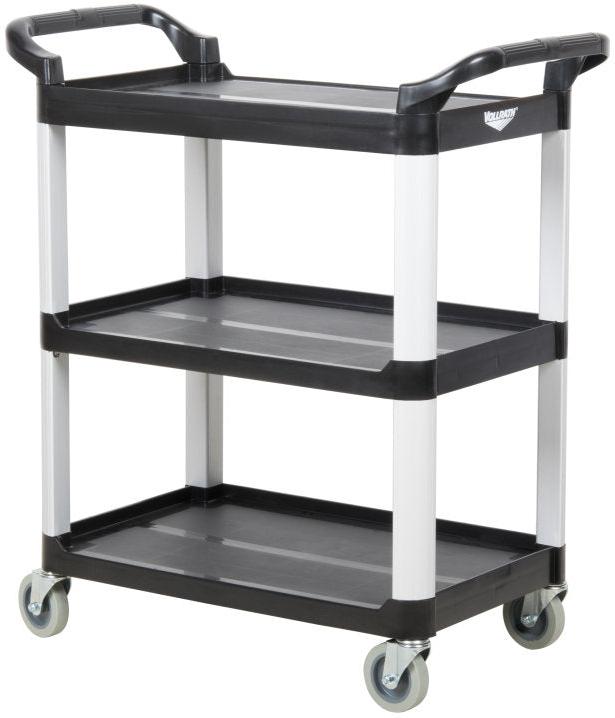 Vollrath - Multi-Purpose Plastic Cart, 40.25" x 19.875" x 37" in Black - 97007