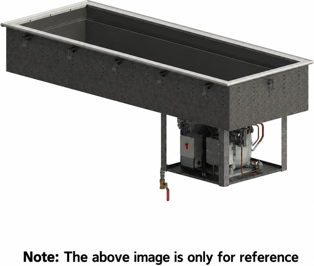 Vollrath - NSF7 Two Pan Refrigerated Cold Pan Drop-In, Model FF - FC-4CP-02120-NFF