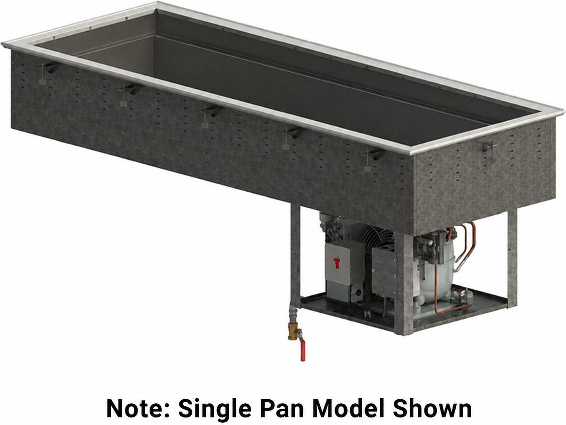 Vollrath - NSF7 Two Pan Refrigerated Drop-In Cold Food Well - FC-4CP-02120-N