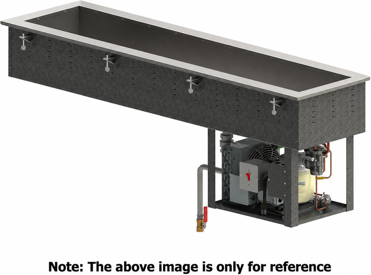 Vollrath - Standard Refrigerated Short Side Cold Pan Drop-In, 3-Pan Model FF - FC-4CSP-03120-R-FF
