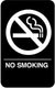 Vollrath - No Smoking Braille Symbol Sign - 5638