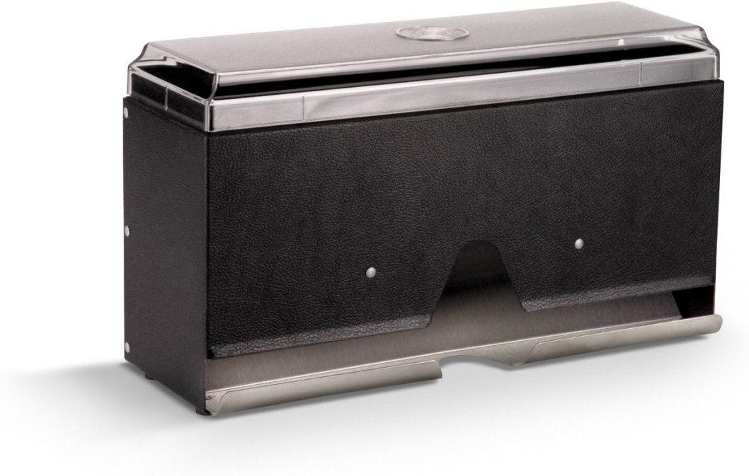 Vollrath - One-Sided Wrapped Straw Dispenser, 12.25" x 4.437" x 7" in Black - 3805-06