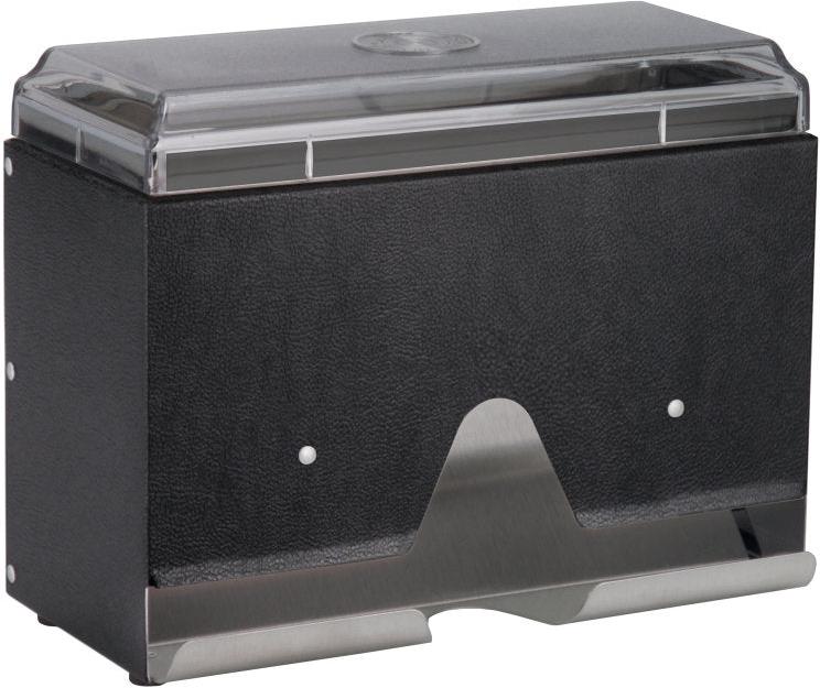 Vollrath - One-Sided Wrapped Straw Dispenser, 9" x 4" X 7" in Black - 3815-06